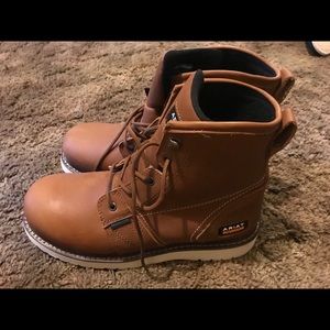 new ariat rebar waterproof steel toe work boots